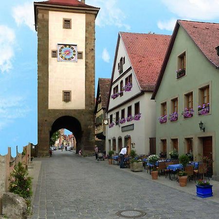 Hotel Restaurant Cafe Uhl Rothenburg ob der Tauber Eksteriør bilde