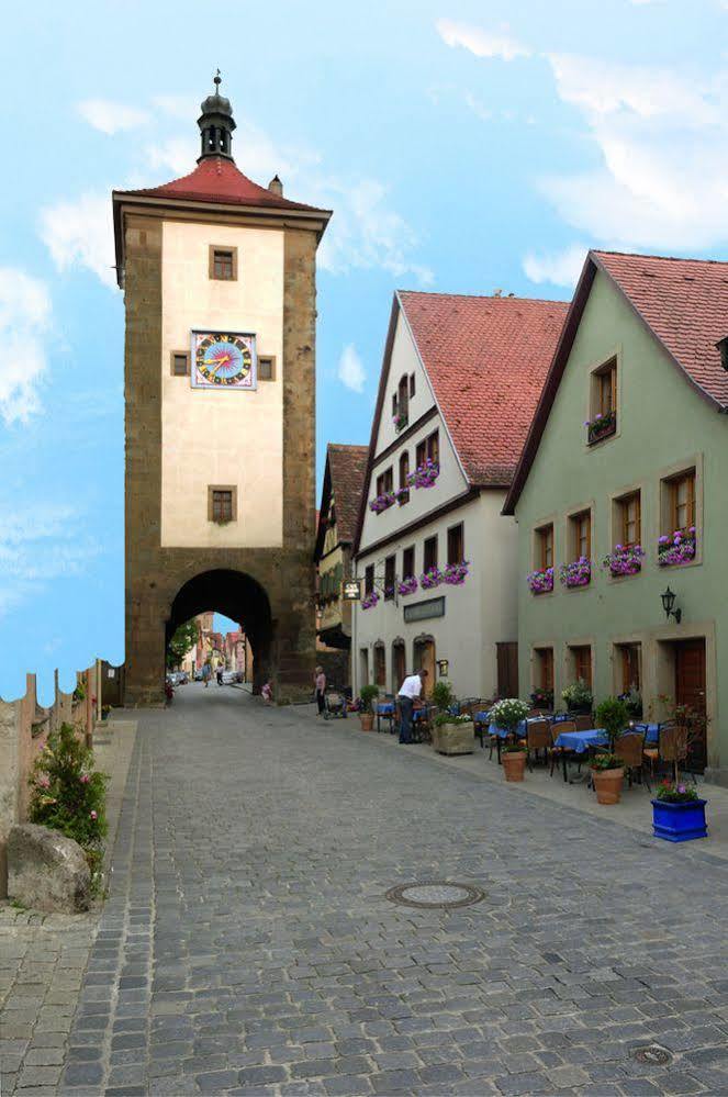 Hotel Restaurant Cafe Uhl Rothenburg ob der Tauber Eksteriør bilde